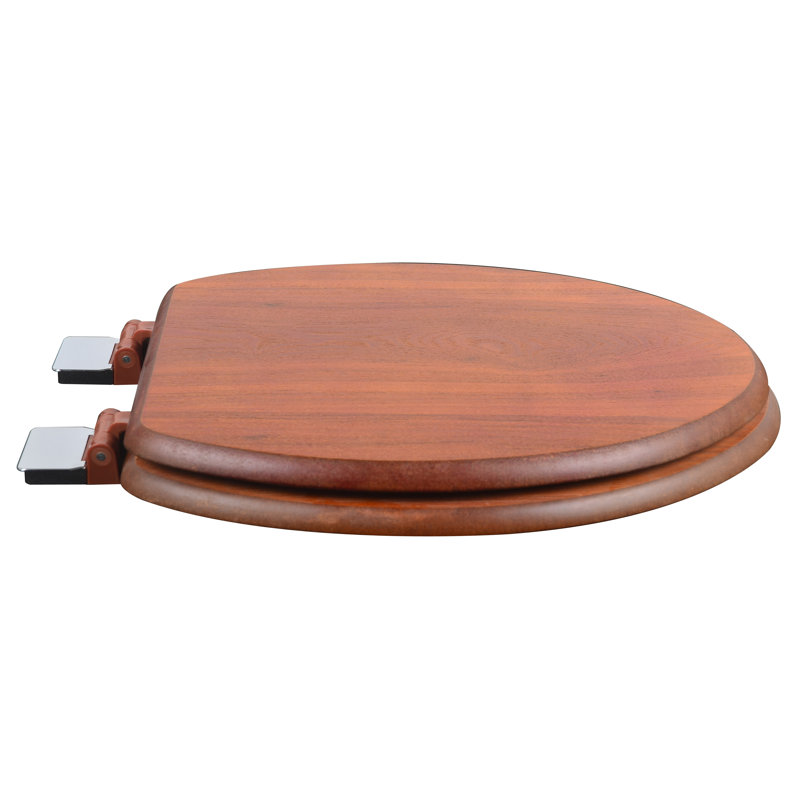 PlumbingTechnologiesLLC Wood Decorative Elongated Toilet Seat & Reviews